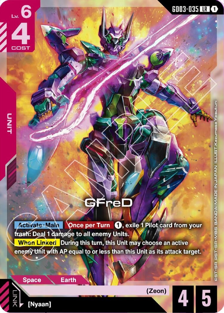 Image for GFreD (GD03-035) (GD03) - Gundam Card Game