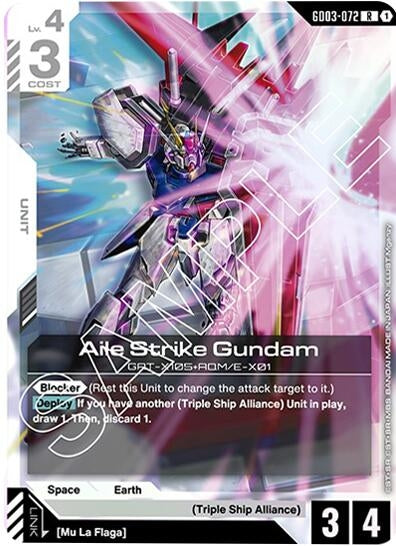 Image for Aile Strike Gundam (GD03-072) (GD03) - Gundam Card Game