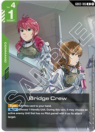 Image for Bridge Crew (GD03-105) (GD03) - Gundam Card Game