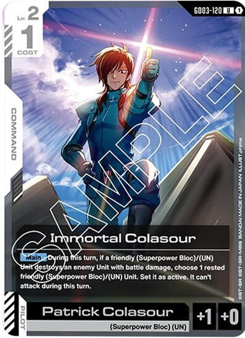 Image for Immortal Colasour (GD03-120) (GD03) - Gundam Card Game