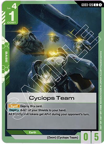 Image for Cyclops Team (GD03-126) (GD03) - Gundam Card Game