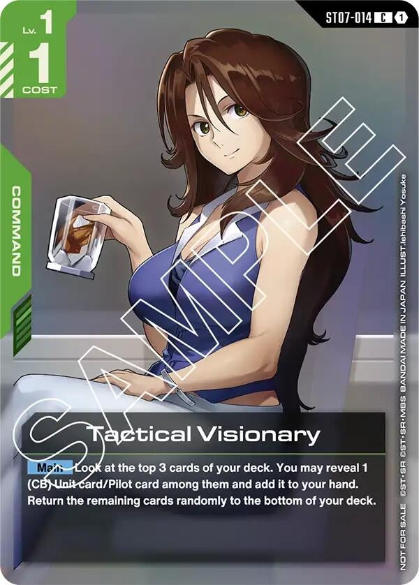 Image for Tactical Visionary (Store Tournament Participant Pack 03) (ST07-014) (GCG-PR) - Gundam Card Game