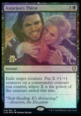 La sed de Astarion [Commander Legends: Battle for Baldur's Gate Promos de prelanzamiento]