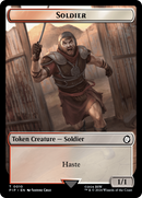 Soldat (0010) // Guerrier Jeton recto-verso [Fallout Tokens]