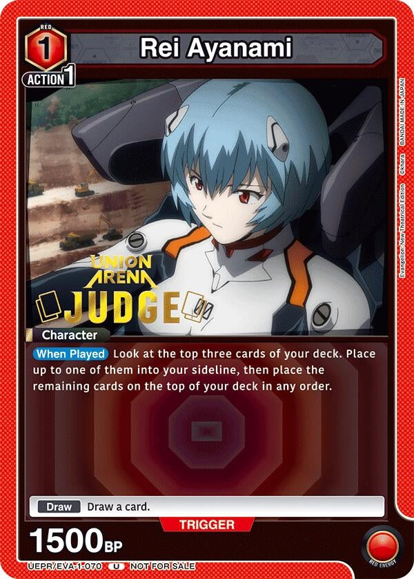 Image for Rei Ayanami (Judge Pack) (UEPR/EVA-1-070) (UEPR) - Union Arena