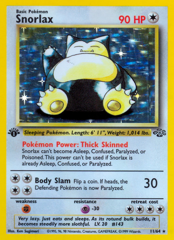 Snorlax (11/64) [Jungla 1ª Edición]