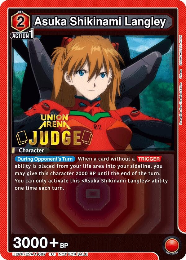 Image for Asuka Shikinami Langley (Judge Pack) (UEPR/EVA-1-087) (UEPR) - Union Arena