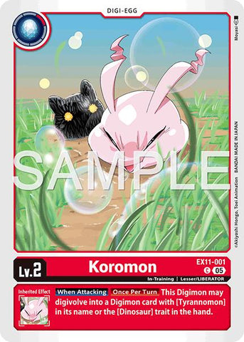 Koromon [EX11-001] [Amanecer del Liberador]
