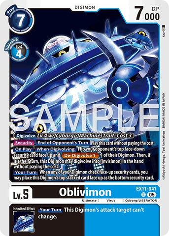 Oblivimon [EX11-041] [Aube du libérateur]