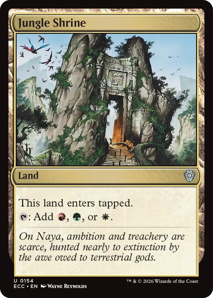 Image for Jungle Shrine (154) - Magic: The Gathering