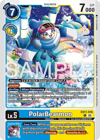 PolarBearmon [EX11-016] [Aube du libérateur]