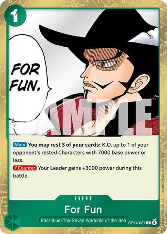 Image for For Fun (OP14-037) (OP14) - One Piece Card Game