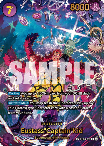 Eustass "Capitán" Kid (EB04-039) (SP) [Los Siete del Mar Celeste]