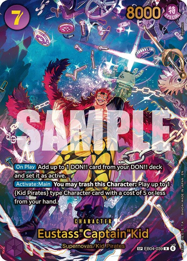 Image for Eustass"Captain"Kid - EB04-039 (SP) (EB04-039) (OP14) - One Piece Card Game