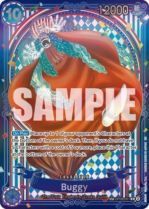 Image for Buggy - OP09-051 (SP) (OP09-051) (OP14) - One Piece Card Game