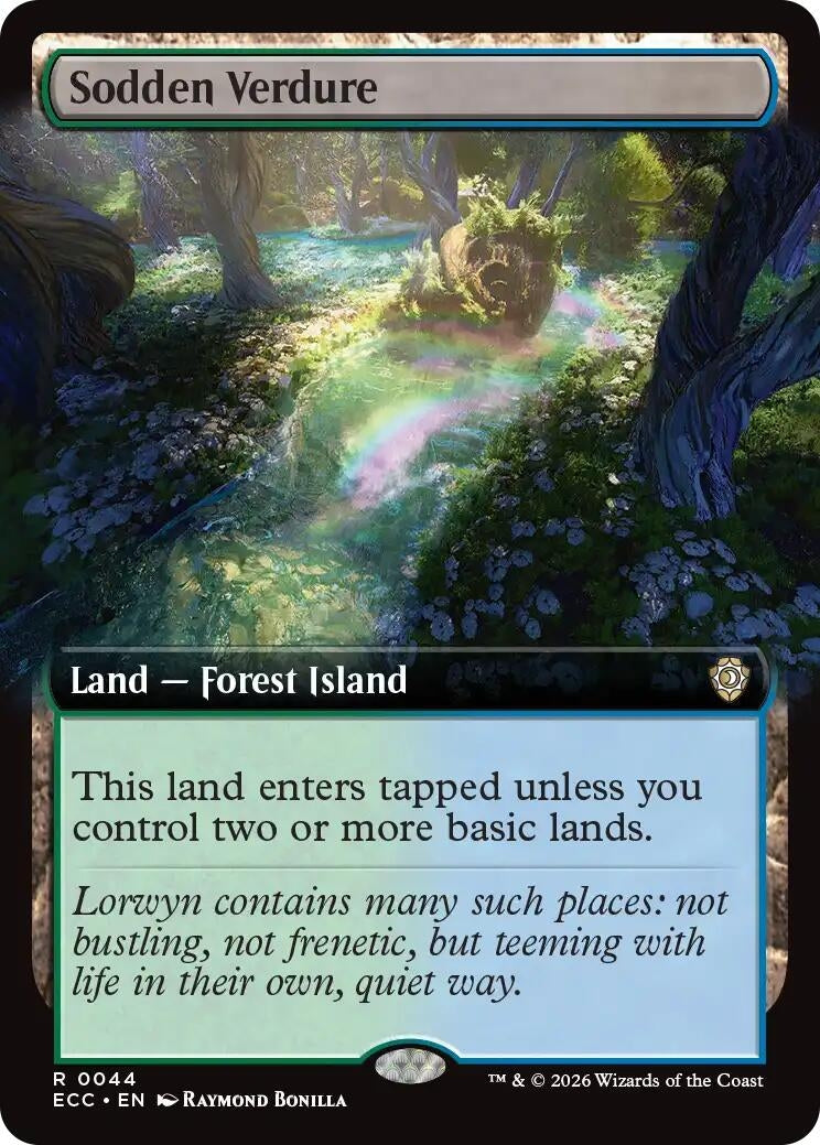 Image for Sodden Verdure (Extended Art) - Magic: The Gathering