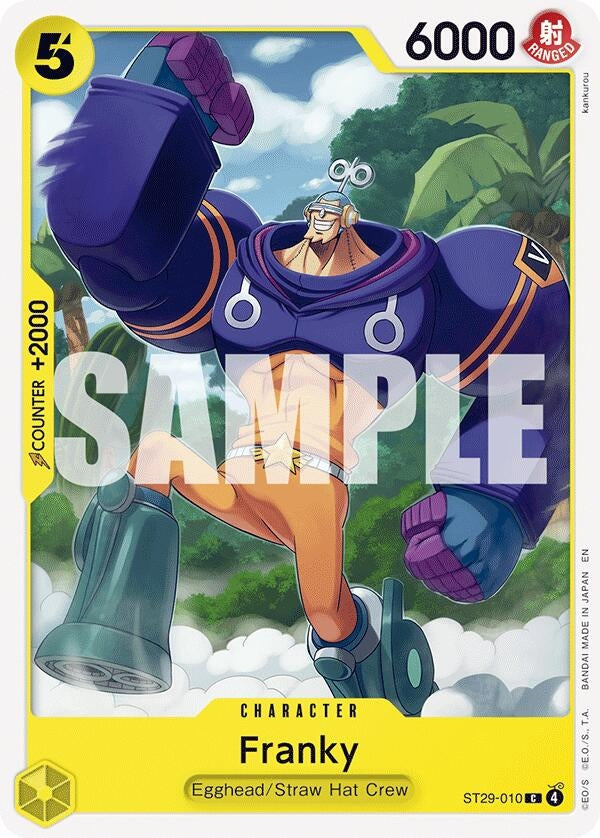 Image for Franky (ST29-010) (ST-29) - One Piece Card Game