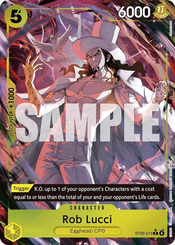 Image for Rob Lucci (Full Art) (ST29-013) (ST-29) - One Piece Card Game