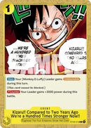 Image for Kizaru!! Compared to Two Years Ago We're a Hundred Times Stronger Now!! (ST29-016) (ST-29) - One Piece Card Game