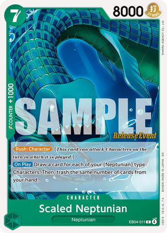 Neptuniano escamado [Siete cartas de evento del Mar de Azur]