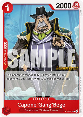 Capone "Gang" Bege [Cartas de evento de Los siete del mar de Azur]