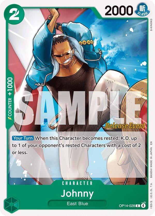 Image for Johnny (OP14-028) (OP14 RE) - One Piece Card Game