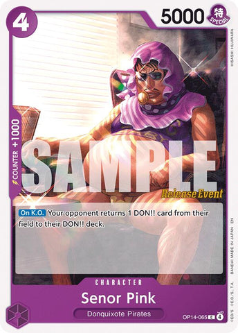 Señor Pink [Sept cartes événement de la mer d'azur]