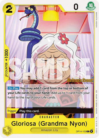 Gloriosa (Abuela Nyon) [Siete cartas de evento de lanzamiento de "El mar azul"]