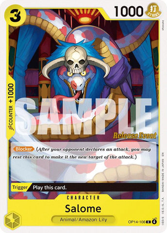 Salomé [Sept cartes d'événement de la Mer Azur]