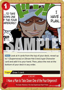 Image for I Have a Plan to Take Down One of the Four Emperors!! (OP14-019) (OP14 RE) - One Piece Card Game