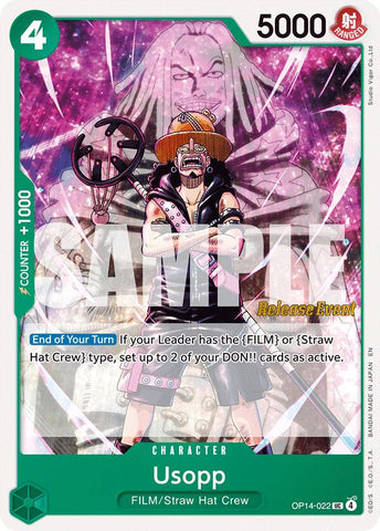 Usopp [Cartas de evento del Tesoro Azul de los Siete Mares]