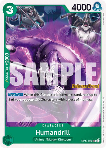 Humandrill [Cartas del evento de lanzamiento Siete Mares Azules]