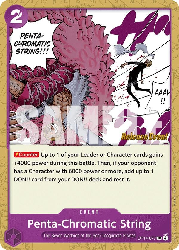 Image for Penta-Chromatic String (OP14-077) (OP14 RE) - One Piece Card Game