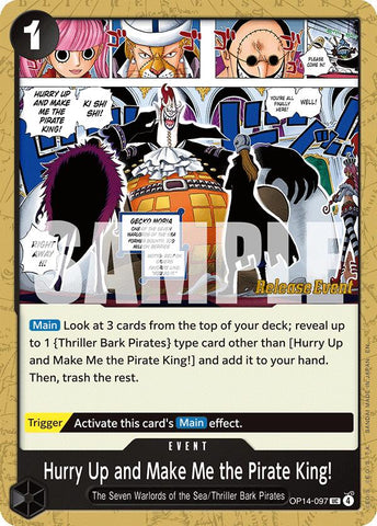 ¡Date prisa y hazme el Rey Pirata! [Las siete cartas del evento de lanzamiento de The Azure Sea]