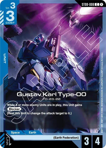 Image for Gustav Karl Type-00 (ST08-008) (ST08) - Gundam Card Game