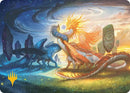 Image for Celestial Reunion Art Card (19/54) (Gold-Stamped Planeswalker Symbol) (19) - Magic: The Gathering