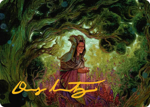 Carta de Arte del Brotador (Firma Estampada en Oro) [Serie de Arte Lorwyn Eclipsado]