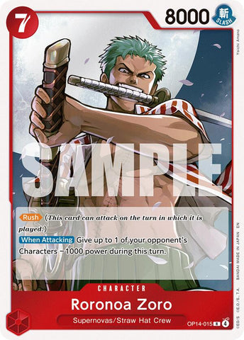 Roronoa Zoro (OP14-015) [Les Sept Mers Azurs]