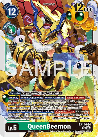QueenBeemon [EX11-034] [Aube du libérateur]