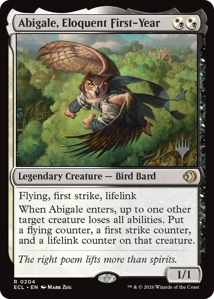 Image for Abigale, Eloquent First-Year (204) - Magic: The Gathering