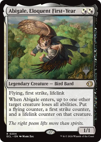 Abigale, primogénita elocuente [Promos de Lorwyn eclipsado]