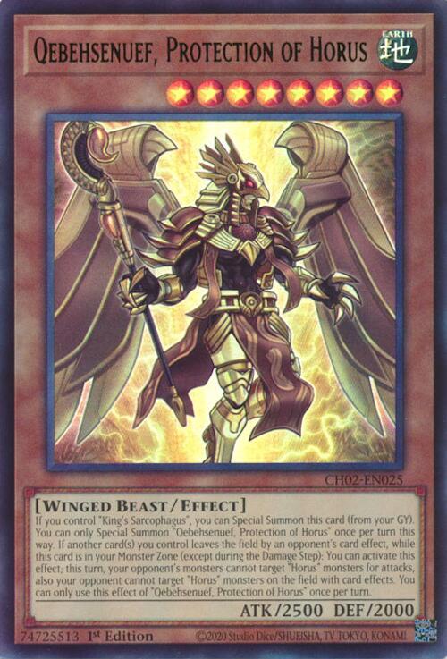 Qebehsenuef, Protection d'Horus [CH02-FR025] Ultra Rare