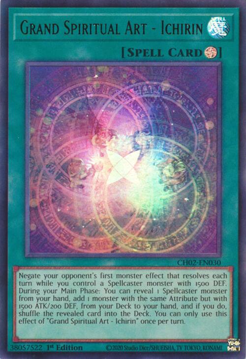 Gran Arte Espiritual - Ichirin [CH02-EN030] Ultra Rara