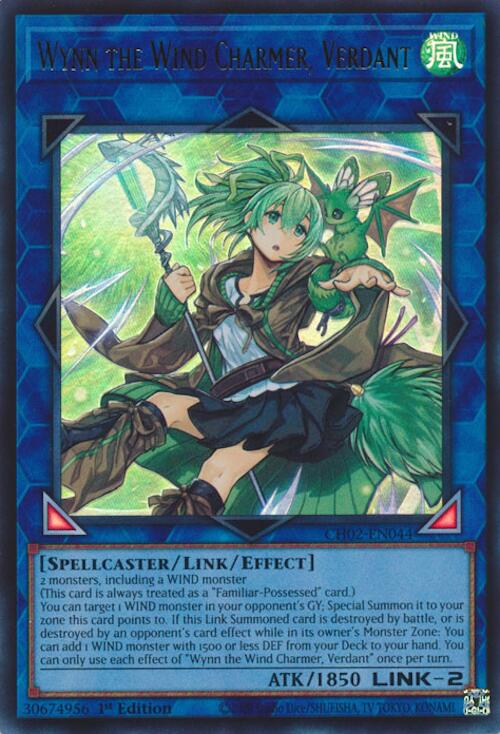 Wynn la Encantadora del Viento, Verdant [CH02-EN044] Ultra Rara