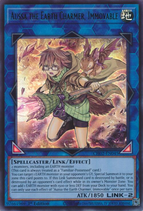 Aussa la Encantadora de Tierra, Inamovible [CH02-EN045] Ultra Rara