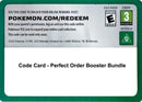 Image for Code Card - Perfect Order Booster Bundle - Pokemon