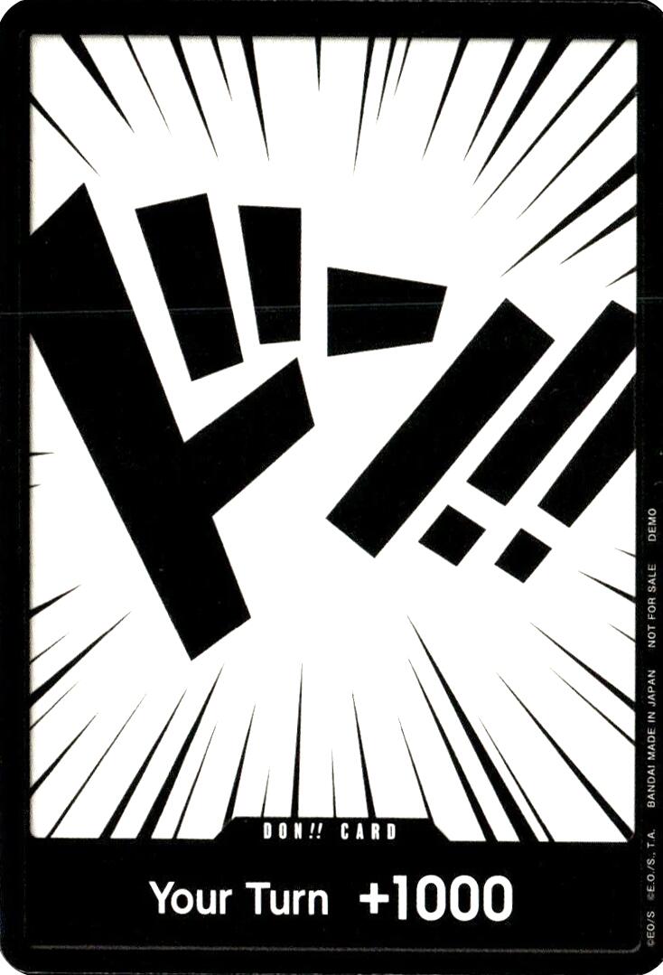 ¡¡DON!! Carta [Cartas de Mazo de Demostración de One Piece]