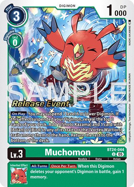 Muchomon [BT24-044] [Cartas de los eventos de lanzamiento de Time Stranger]