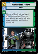 Image for Nothing Left to Fear - Star Wars: Unlimited