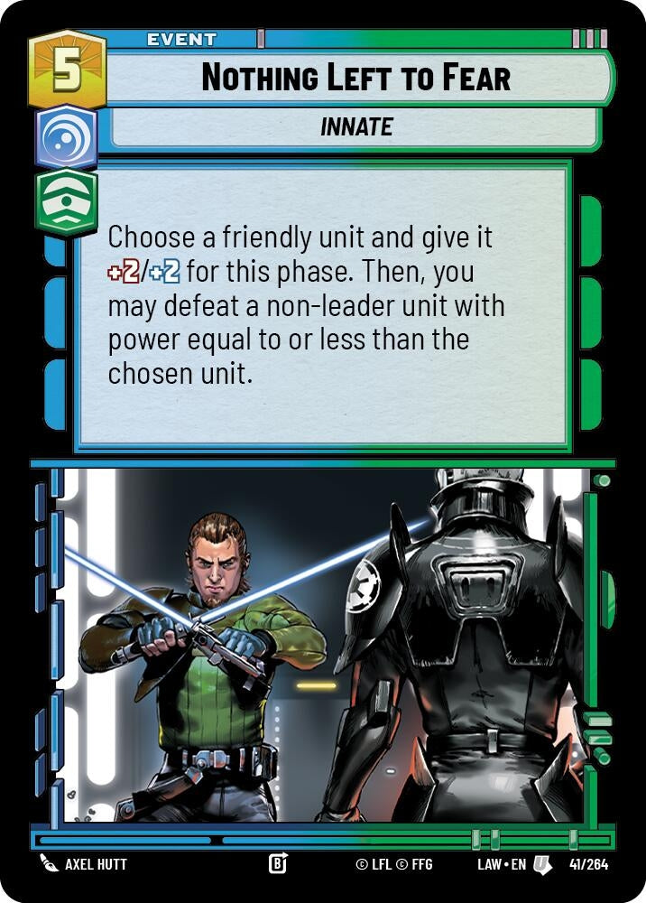 Image for Nothing Left to Fear - Star Wars: Unlimited